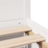 Estructura cama sin colchón madera maciza pino blanca