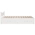 Estructura de cama con cajones madera de pino blanca