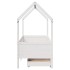Estructura de cama para niños con cajones madera pino 70x140