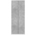 Armario archivador madera ingeniería gris hormigón 60x32x153