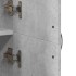 Armario archivador madera ingeniería gris hormigón 60x32x153