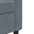 Juego de sofás con cojines 3 piezas terciopelo gris