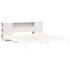 Cabecero de cama almacenaje madera maciza pino blanco 200