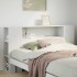 Cabecero de cama almacenaje madera maciza pino blanco 160