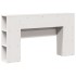 Cabecero de cama almacenaje madera maciza pino blanco 160
