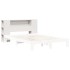 Cabecero de cama almacenaje madera maciza pino blanco 160