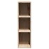 Cabecero de cama con almacenaje madera maciza de pino 150