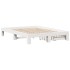Estructura de cama sin colchón madera maciza de pino 160x200