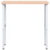 Banco de trabajo rectangular madera maciza 100x60x(73-99,5)