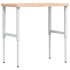Banco de trabajo rectangular madera maciza 100x60x(73-99,5)
