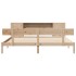 Cama con estantería sin colchón madera maciza de pino