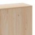 Cama con estantería sin colchón madera maciza de pino