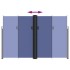 Toldo lateral retráctil azul 220x1000