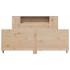 Estructura de cama sin colchón madera maciza de pino 140x190