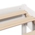 Estructura de cama sin colchón madera maciza de pino 160x200
