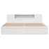 Cama sin colchón madera maciza de pino blanca 180x200