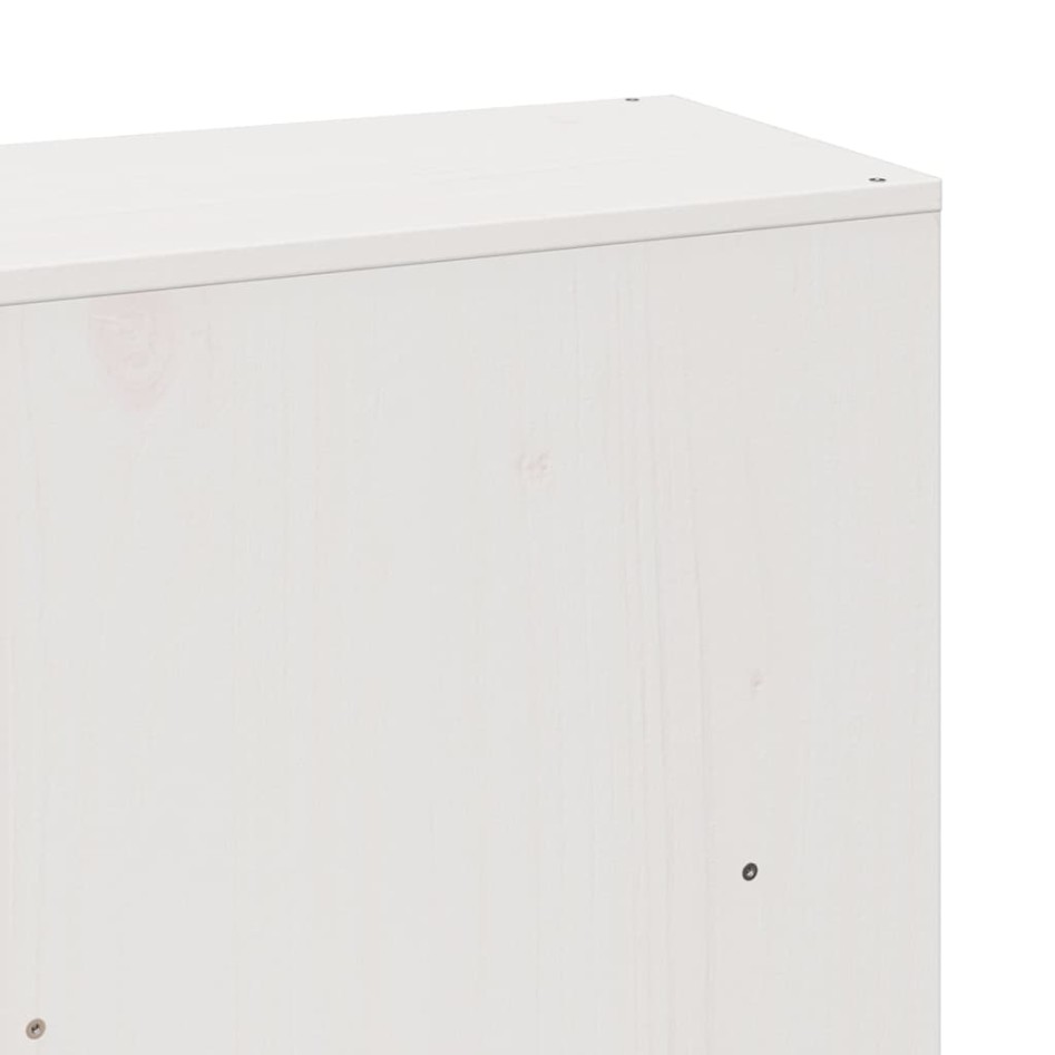 Cama sin colchón madera maciza de pino blanca 180x200