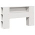 Estructura de cama sin colchón madera de pino blanca 140x200