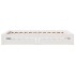 Estructura de cama sin colchón madera de pino blanca 120x200