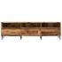 Mueble de TV madera ingeniería madera envejecida 150x30x44,5