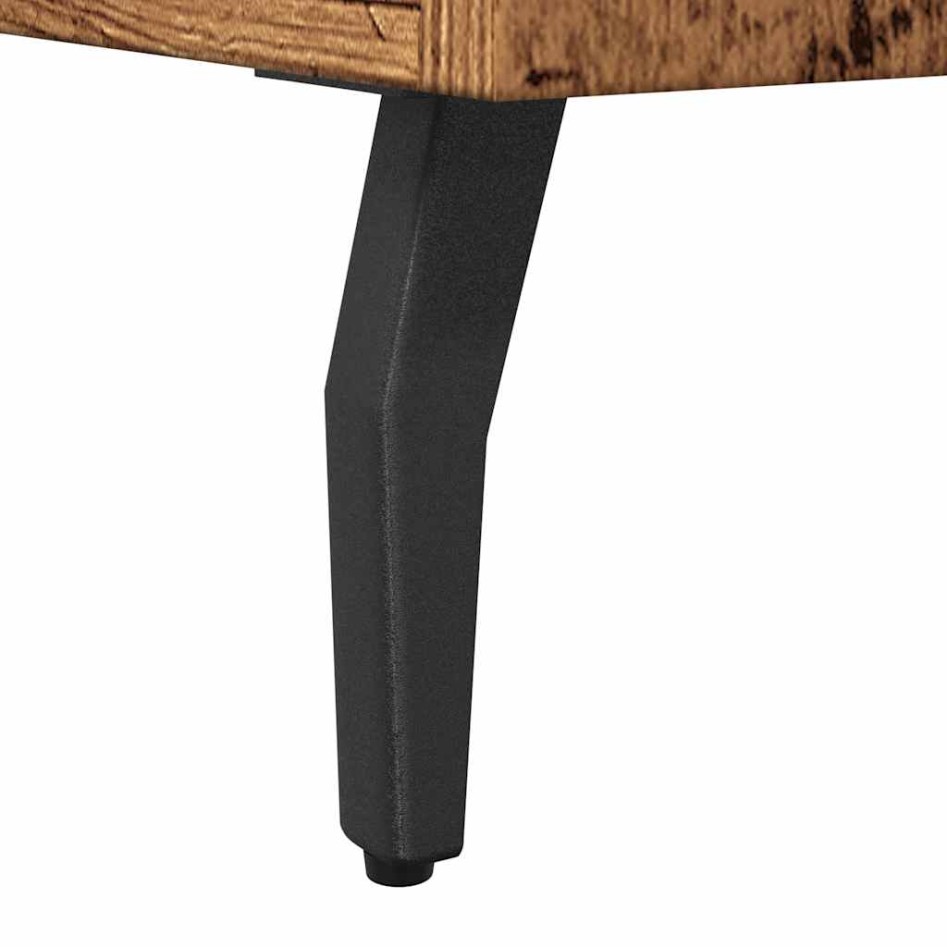 Mueble de TV madera ingeniería madera envejecida 150x30x44,5