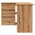 Escritorio de esquina madera contrachapada 145x100x76