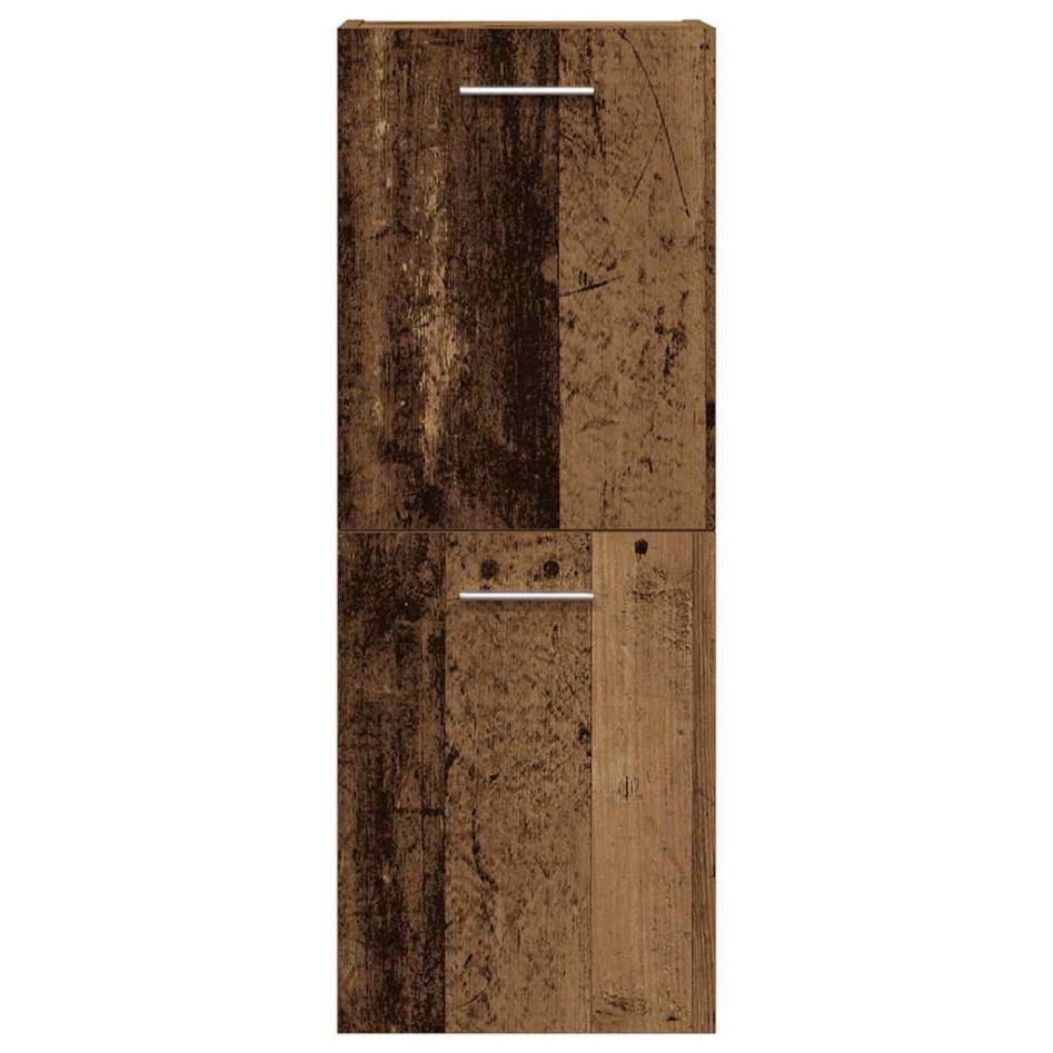 Juego de muebles de baño 4 piezas madera ingeniería