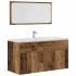 Juego de muebles de baño 4 piezas madera ingeniería