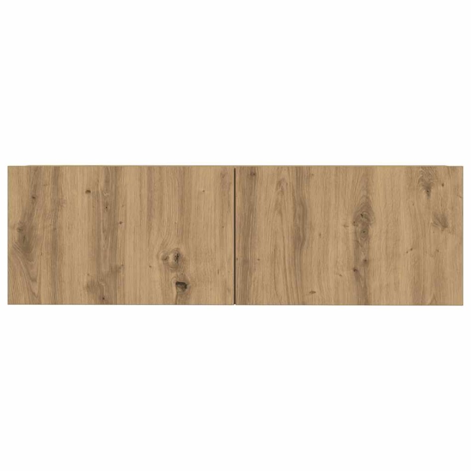 Mueble para TV de pared madera contrachapada artesanal 5