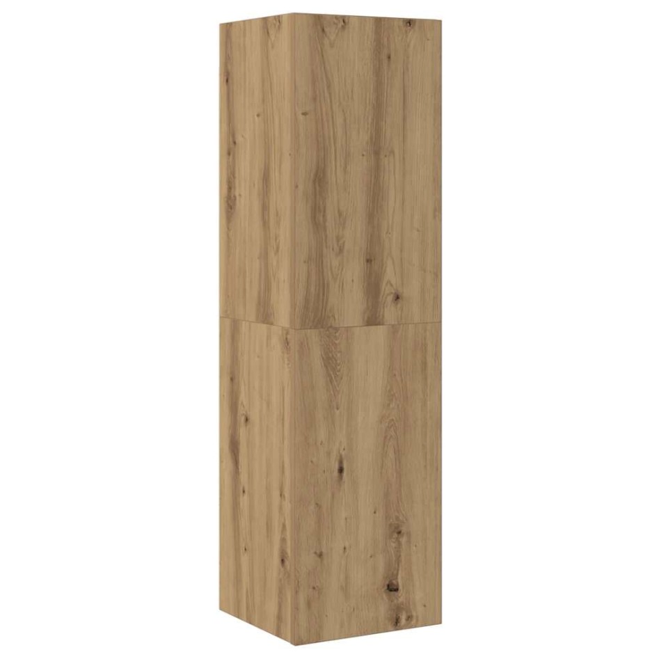 Mueble para TV de pared madera contrachapada artesanal 5