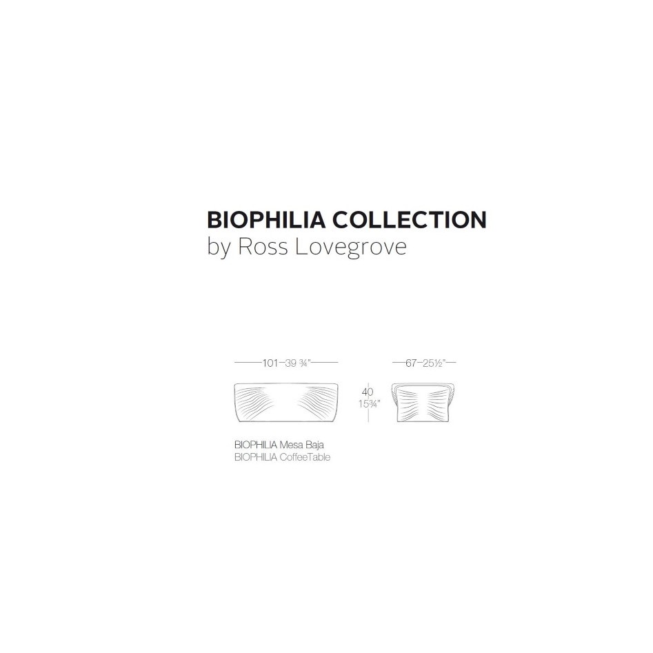 Mesa biophilia by Vondom