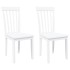 Sillas de comedor 2 unidades madera maciza de caucho