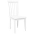 Sillas de comedor 2 unidades madera maciza de caucho