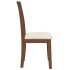 Sillas de comedor con cojines 2 uds madera maciza marrón
