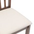 Sillas de comedor con cojines 2 uds madera maciza marrón
