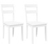 Sillas de comedor 2 unidades madera maciza de caucho