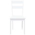 Sillas de comedor 2 unidades madera maciza de caucho
