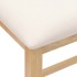 Sillas de bar con cojines 2 uds madera maciza