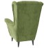 Sillón de terciopelo verde