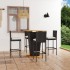 Set de muebles de bar de jardín 5 pzas y cojines ratán PE