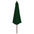 Sombrilla de jardín con palo de madera 350 cm
