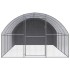 Gallinero de exterior de acero galvanizado 3x6x2
