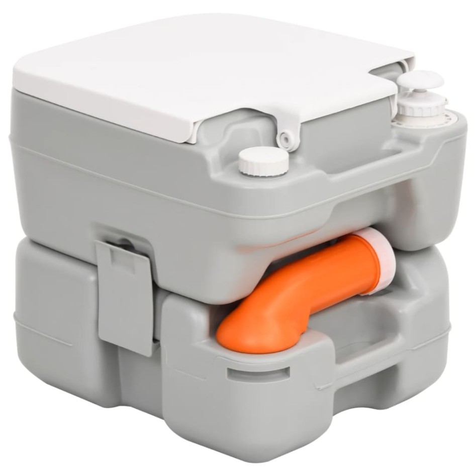 Juego de inodoro portátil y tanque de agua para