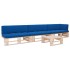 Muebles de palets 4 pzas y cojines madera pino