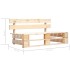 Muebles de palets 4 pzas y cojines madera pino
