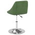 Sillas de comedor giratorias 2 unidades terciopelo verde
