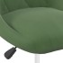 Sillas de comedor giratorias 2 unidades terciopelo verde