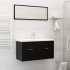 Juego de muebles de baño madera de ingeniería