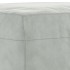 Juego de sofás con cojines 3 piezas terciopelo gris