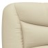 Cabecero de cama acolchado tela crema 200